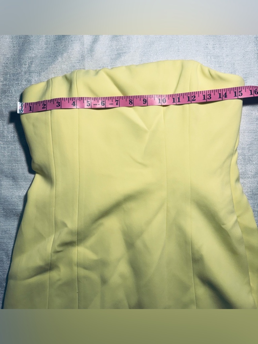 A.L.C. Strapless Elsie Mini Dress in Citrine, size 6, NWT - Picture 10 of 12